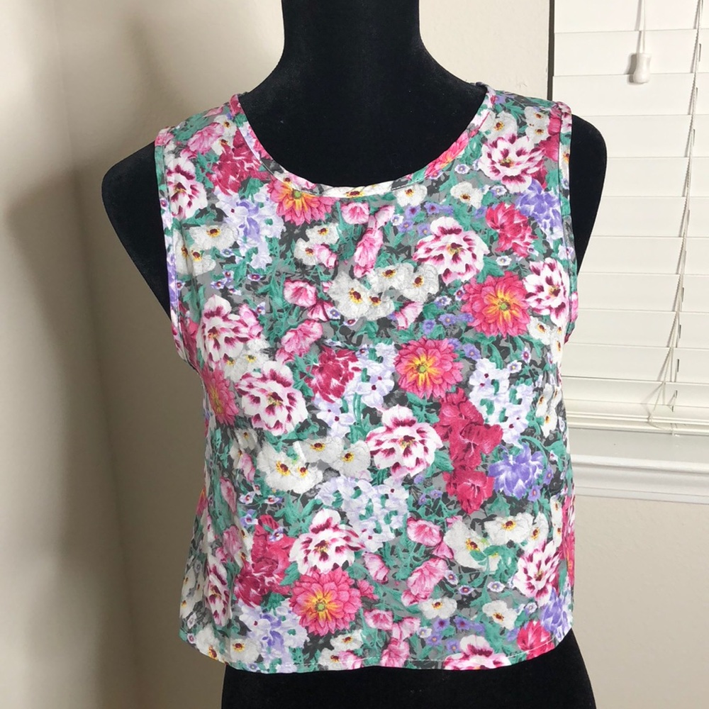 Multi-Colored Floral Top